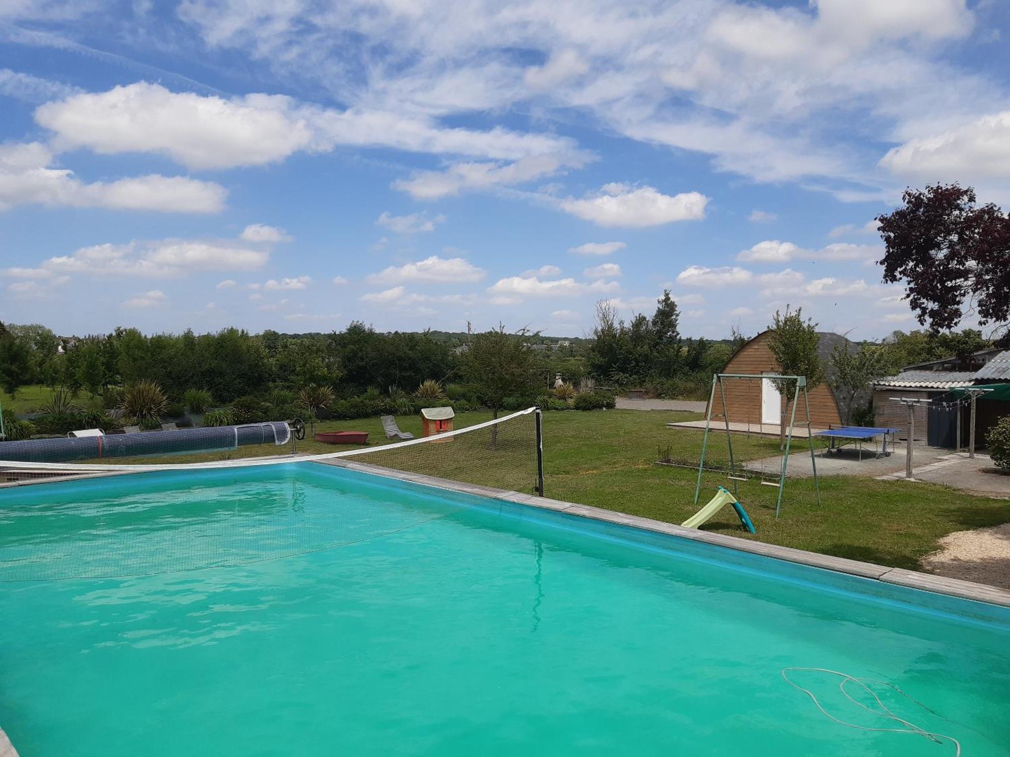 Maison A La Campagne - Piscine Beaulieu-sur-Layon Extérieur photo